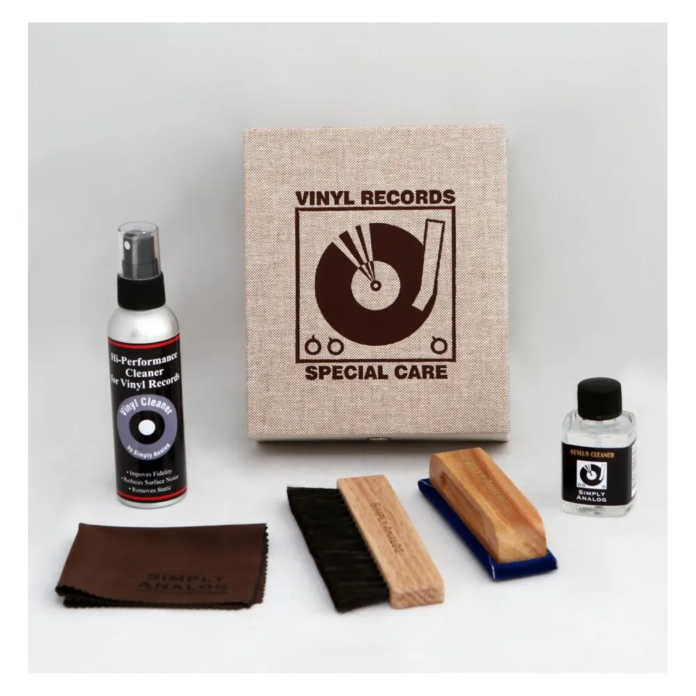 Simply Analog Vinyl Record Cleaning Boxset De Luxe Edition (Plattenteller)