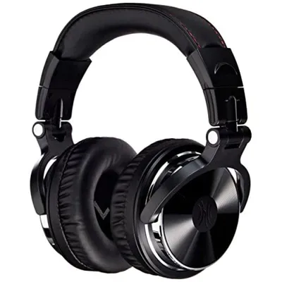 Oneodio Pro10 DJ-Kopfhörer mit Kabel 50mm Studio Monitor Schwarz