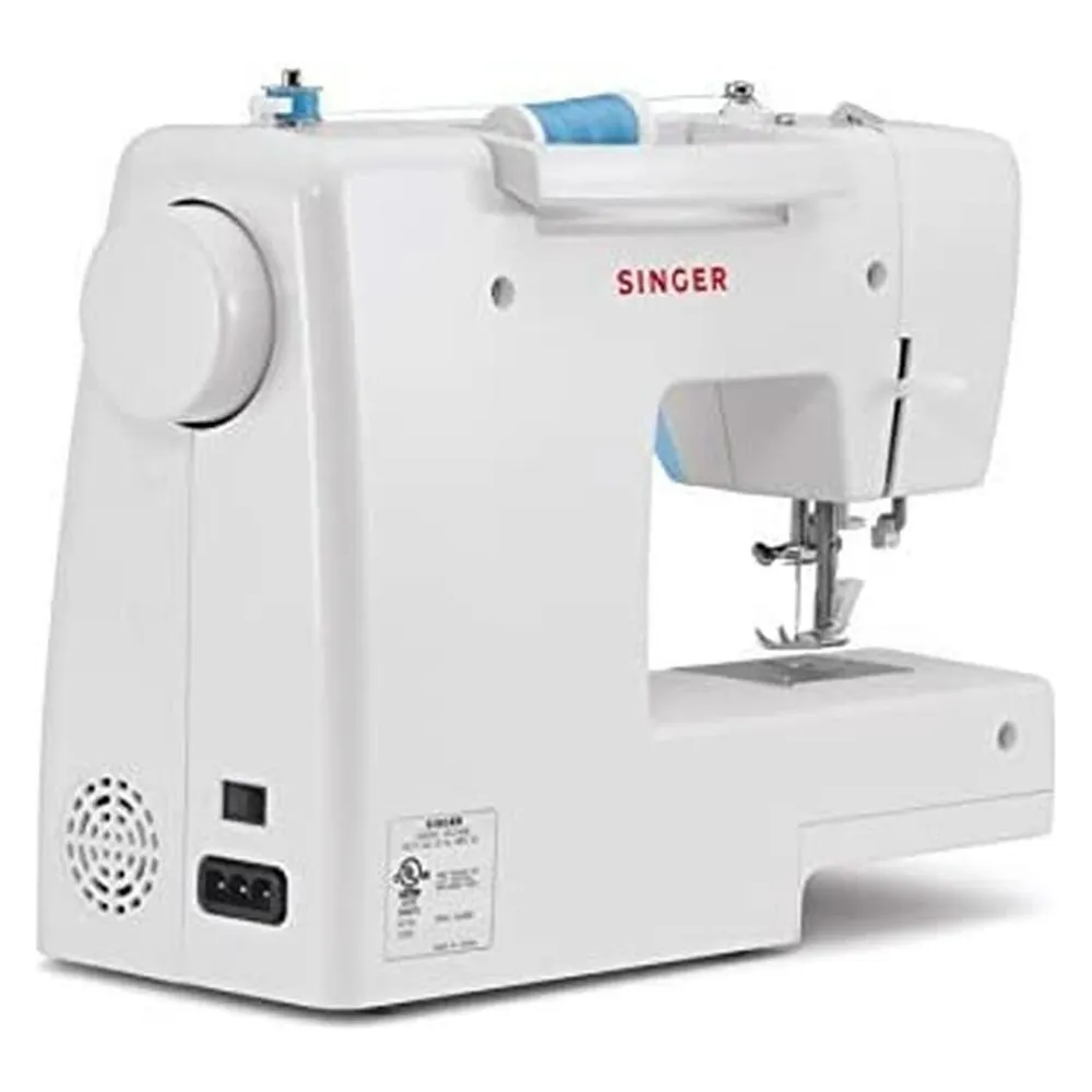 Nähmaschine SINGER 3221 Blau Weiß Automatisch 21 Stiche 1-Stufen-Knopfloch