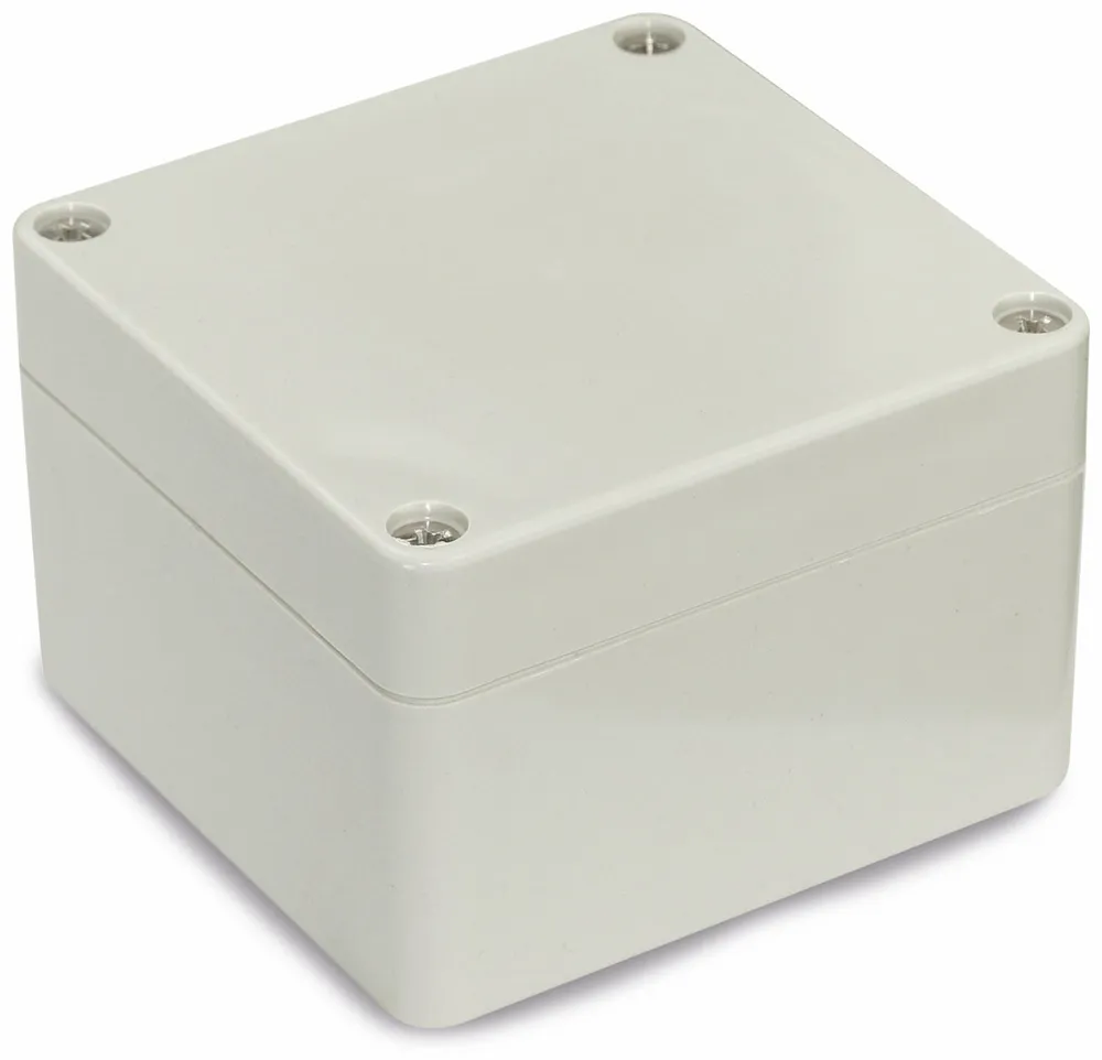 Modulgehäuse ABS, 83x81x56 mm, IP65, lichtgrau