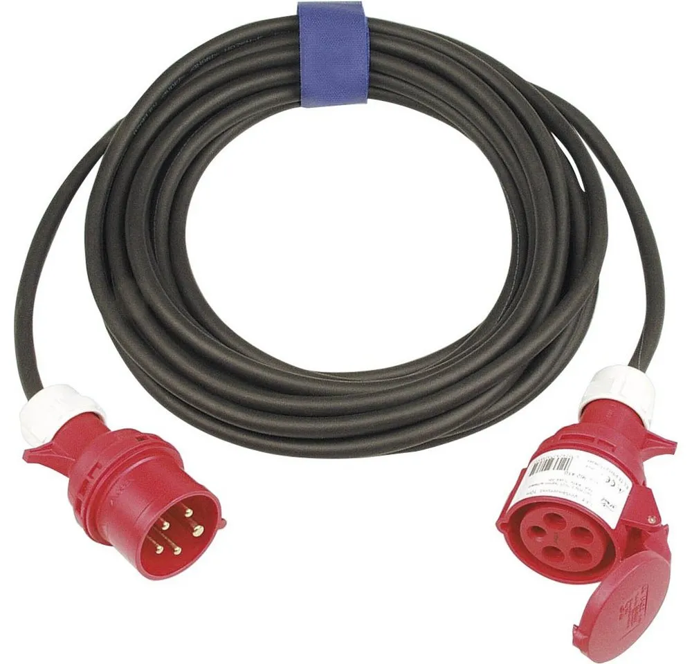 Sirox SIROX 362.425 Strom Verlängerungskabel 16 A Schwarz 25.00 m H07RN-F 5 Verlängerungskabel, (2500.00 cm)