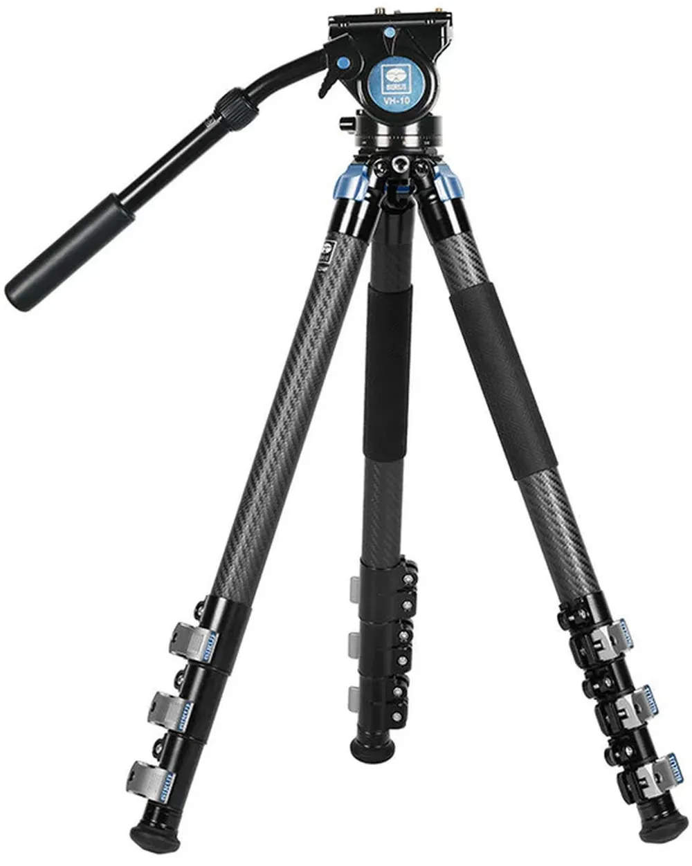 SIRUI L-324F+VH-10 Landschafts Carbonstativ mit Videoneiger VH-10