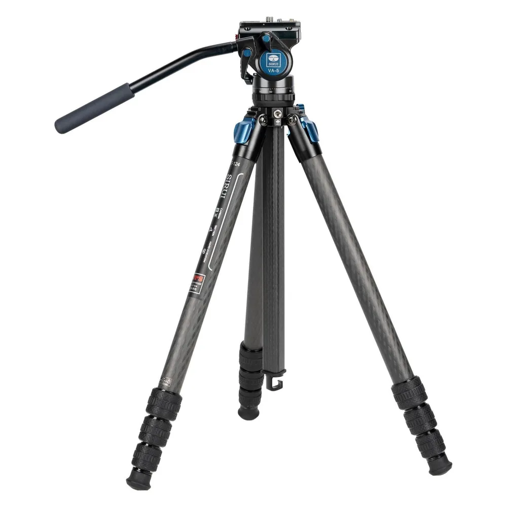 Stativ Sirui Superb Traveller 124 Carbon mit Fluidkopf VA-5