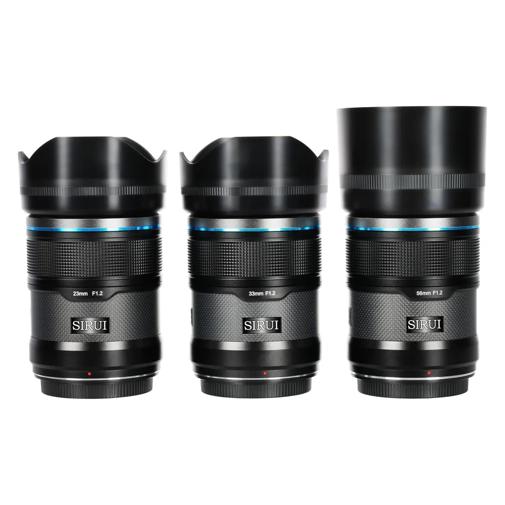 Sirui Sniper Set AS-3S-XB 23mm, 33mm & 56mm F1.2 APSC Auto-Focus Lens Kit