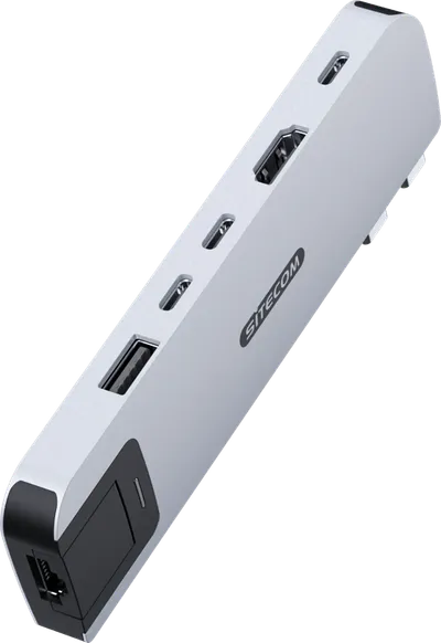 Sitecom MacBook Air Multiport Hub 6-in-2 Silber