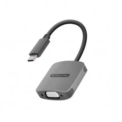 "Adapter ""CN-371"", USB-C 3.1-Stecker auf VGA-Buchse, Schwarz (00190968)"