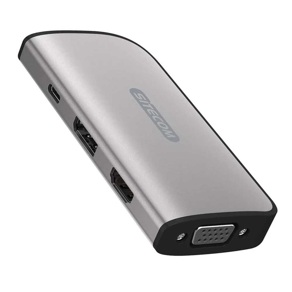 "Adapter ""CN-413"", USB-C - 3-fach-Display: HDMI™, DP, VGA, 100W PD (00192403)"