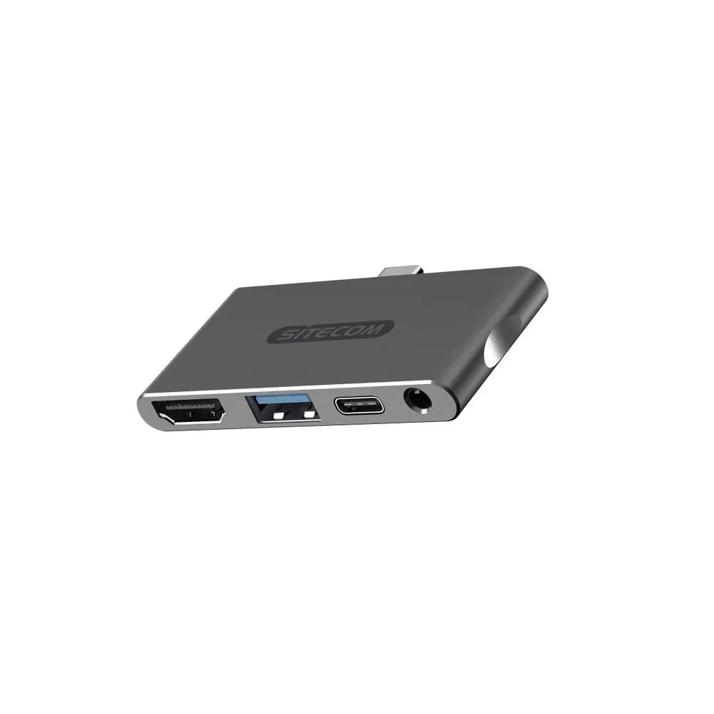 "Mobile Adapter ""CN-392"", USB-C3.1-Steck. a. Multi-Buchse,100W USB-C Pow.De. (00191229)"