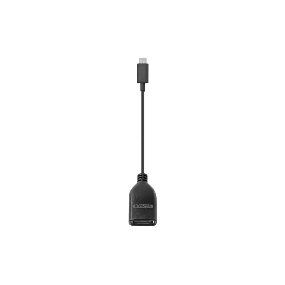 "USB-Adapter ""On-The-Go"", ""CN-135"", Micro-USB auf USB 2.0 (A), Schwarz (00159675)"