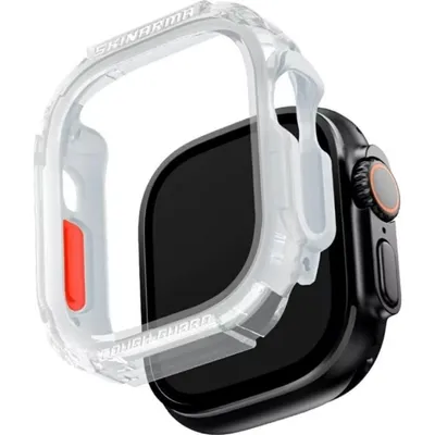 Hülle Skinarma Atom Case für Apple Watch 49 mm Transparent Frost