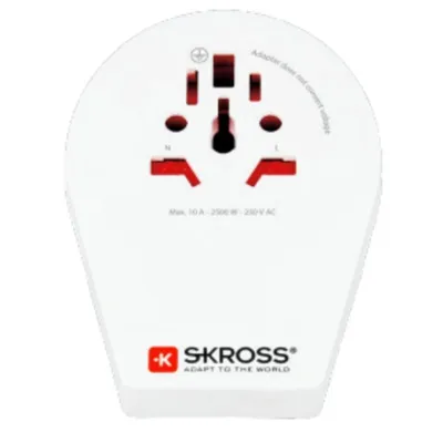 Adapter SKROSS 1.500271-E Universal 2500 W Weiß kompakt