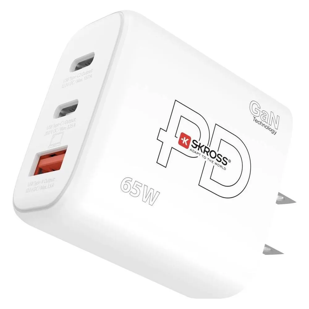 Skross Power Charger (65 W, 3 Ports)