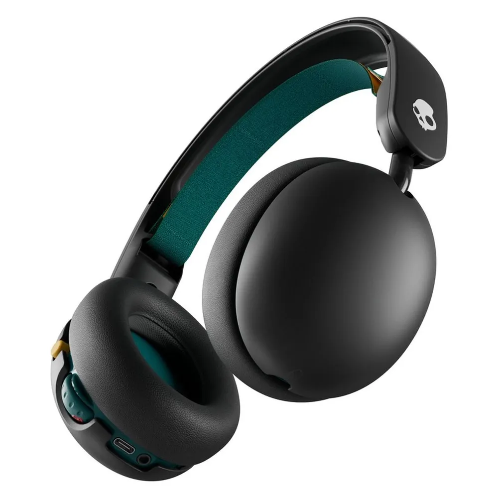 Skullcandy Grom kabellose Bluetooth-Kopfhörer für Kinder mit Mikrofon und USB-C-Ladung schwarz