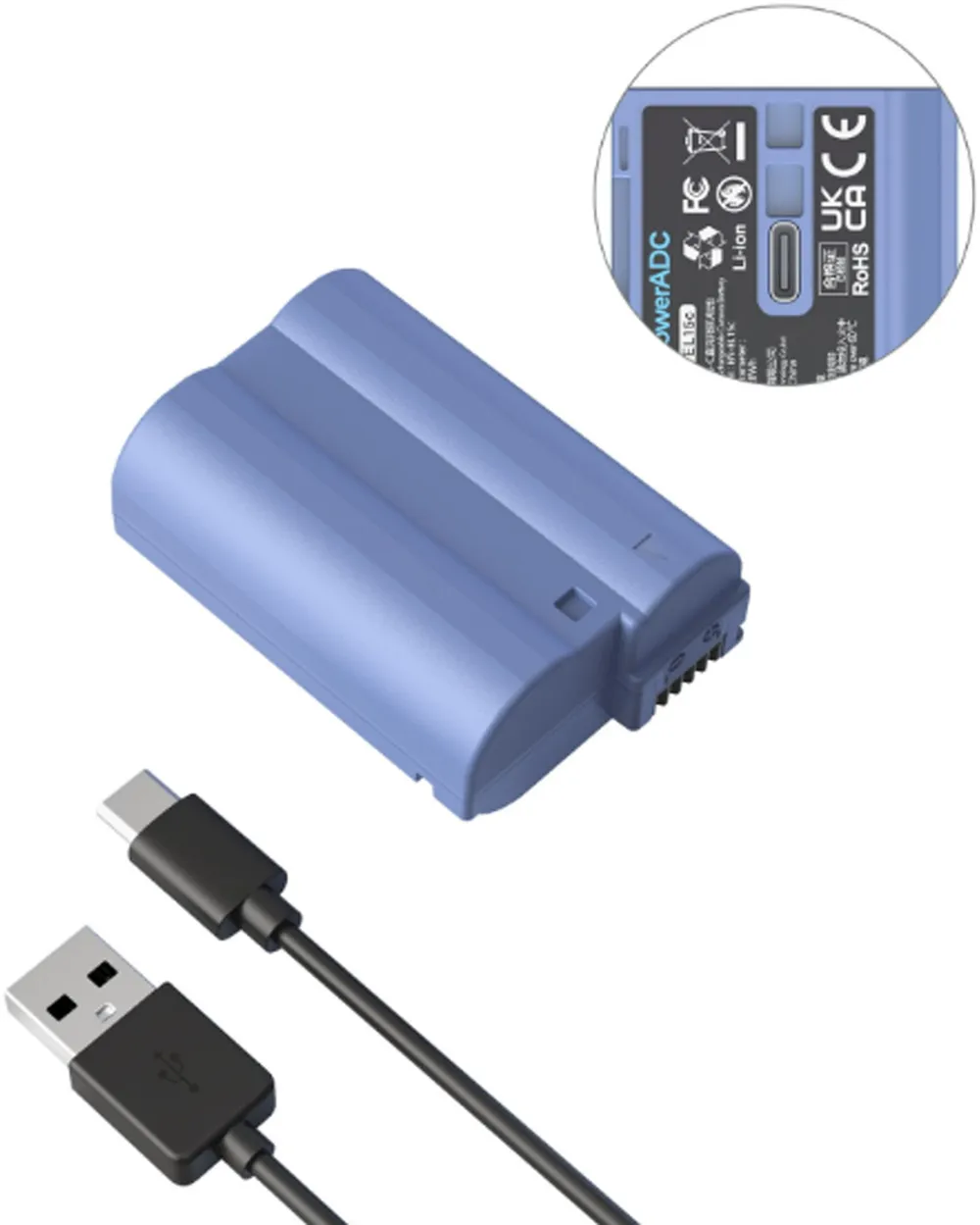 SmallRig 4332B EN-EL15c USB-C Rechargeable Battery