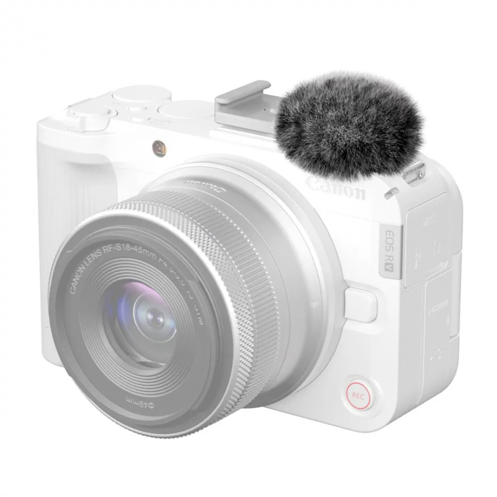 SmallRig 5434 Furry Windscreen Kit für Canon EOS R50 V (2 Stück)