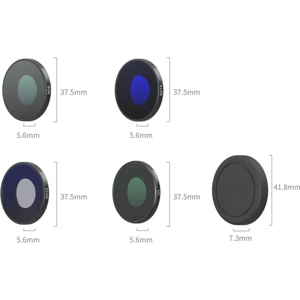SmallRig 6036 Threaded Filter Kit for DJI Osmo Action 6
