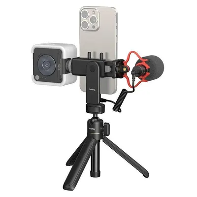 Vlogger Kit Smallrig 4369 VK-50 Schwarz Smartphone LED Mikrofon