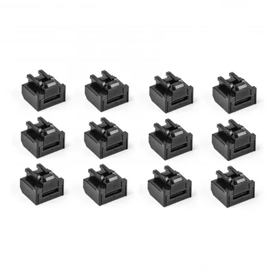 Smart Keeper 12er-Pack RJ45-Port-Schlösser, Schwarz