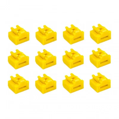 Smart Keeper 12er-Pack RJ45-Port-Schlösser, Gelb