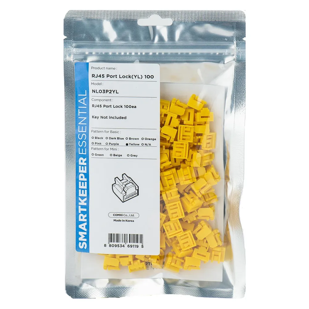 Smart Keeper SmartKeeper Basic "RJ45 Port" Blocker gelb 100 Stk.