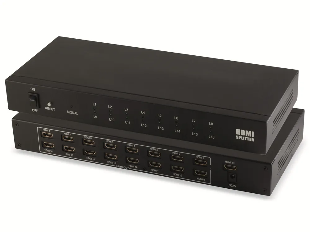 SMART-MULTIMEDIA HDMI-Verteiler 1x IN, 16x OUT, 4K2K