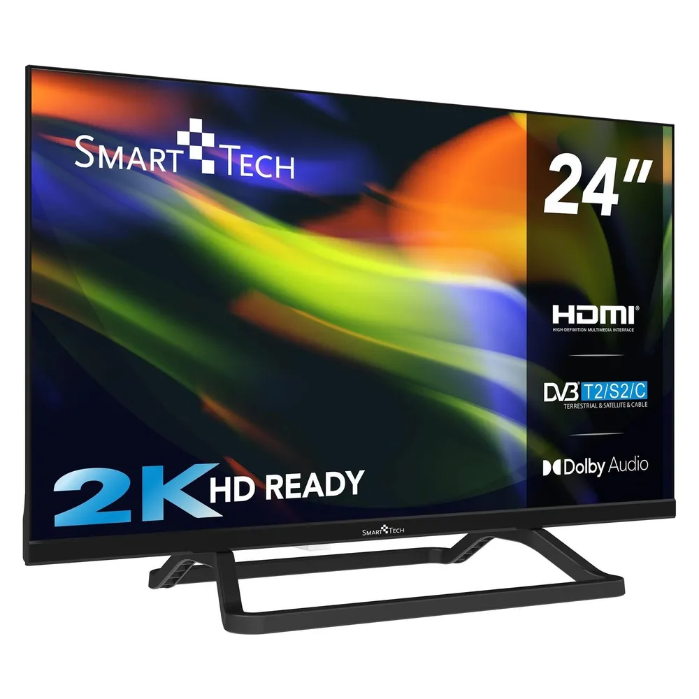Ohne Smart HD-LED-Fernseher, Smart Tech 24hn01v3ca, 24 Zoll