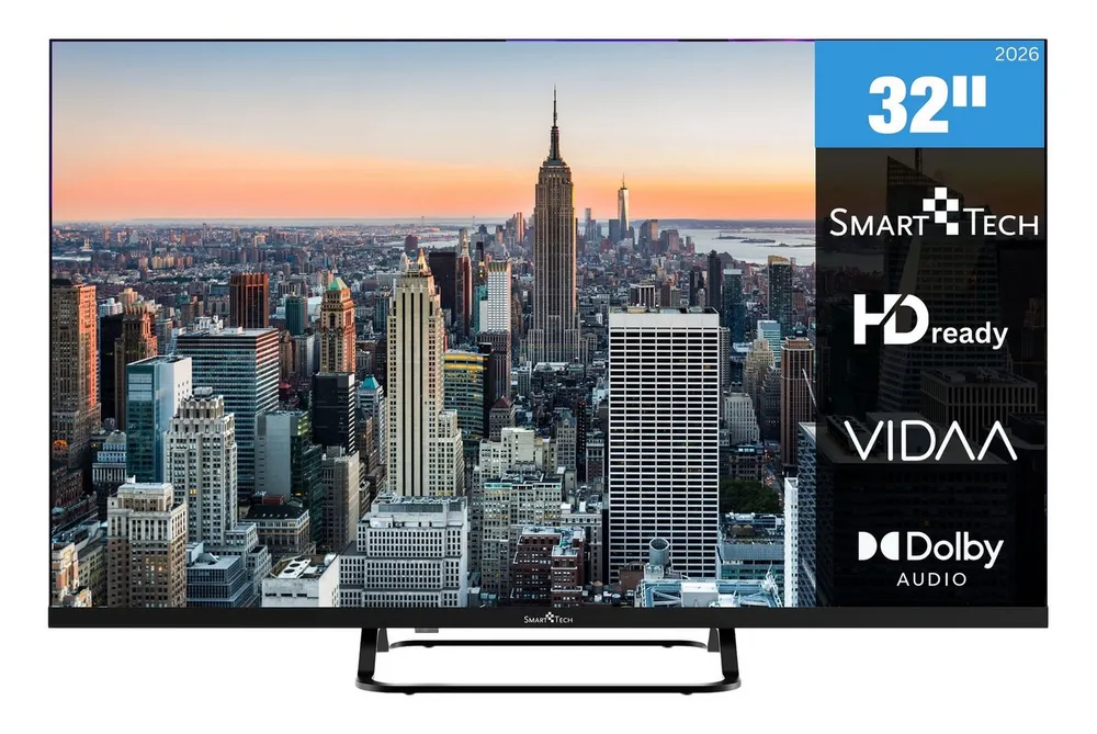 Smart Tech 32HV02V LED-Fernseher (80 cm/32 Zoll, HD-ready, VIDAA Smart TV, VIDAA Smart TV, Triple-Tuner)