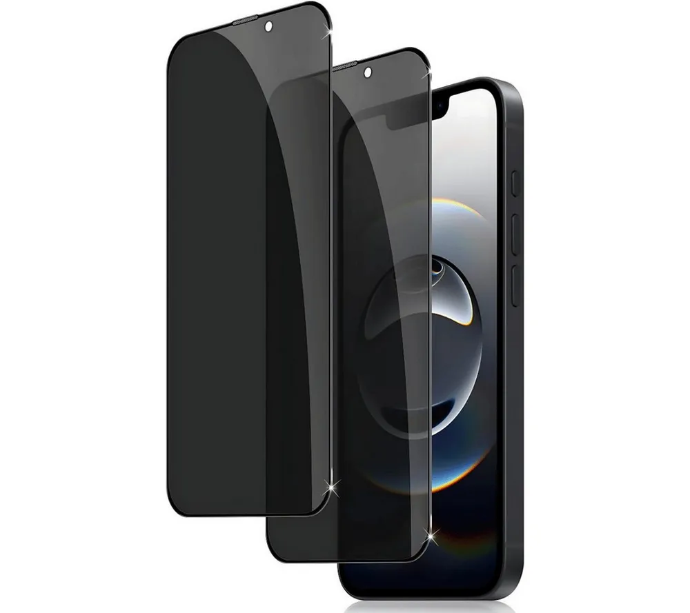 SmartUP Displayschutzglas 2X Schutzglas für iPhone 17e Blickschutz Panzerfolie Full Screen 9H für iPhone 17e, 2 Stück, Anti-Spy, Blickschutz, Privacy