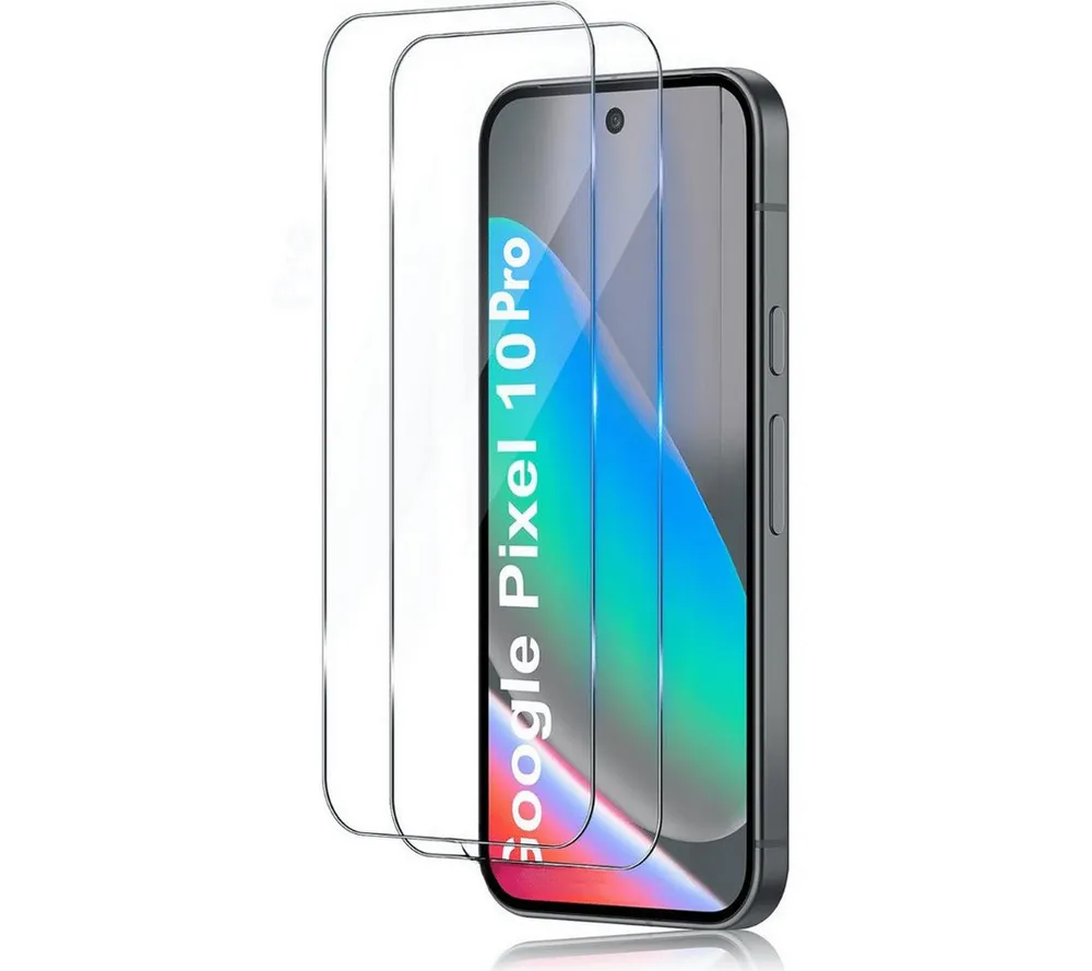 SmartUP Displayschutzglas 2X Schutzglas für Google Pixel 10 Pro Display Panzerfolie Full Screen für Google Pixel 10 Pro, 2 Stück, Rundumschutz, passgenaue Verarbeitung