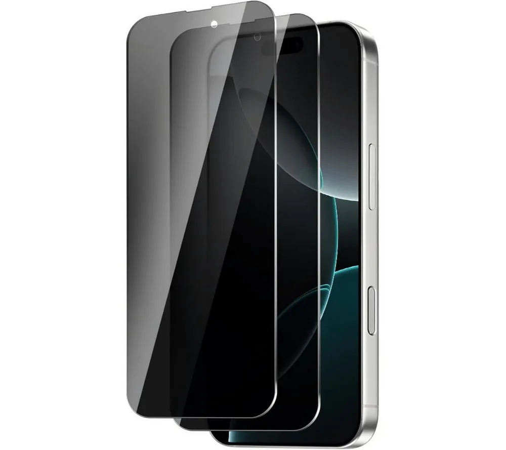 SmartUP Displayschutzglas 2X Schutzglas für iPhone 16 Pro Max Sichtschutz Panzerglas Panzerfolie für iPhone 16 Pro Max, Blickschutz, Anti-Spy