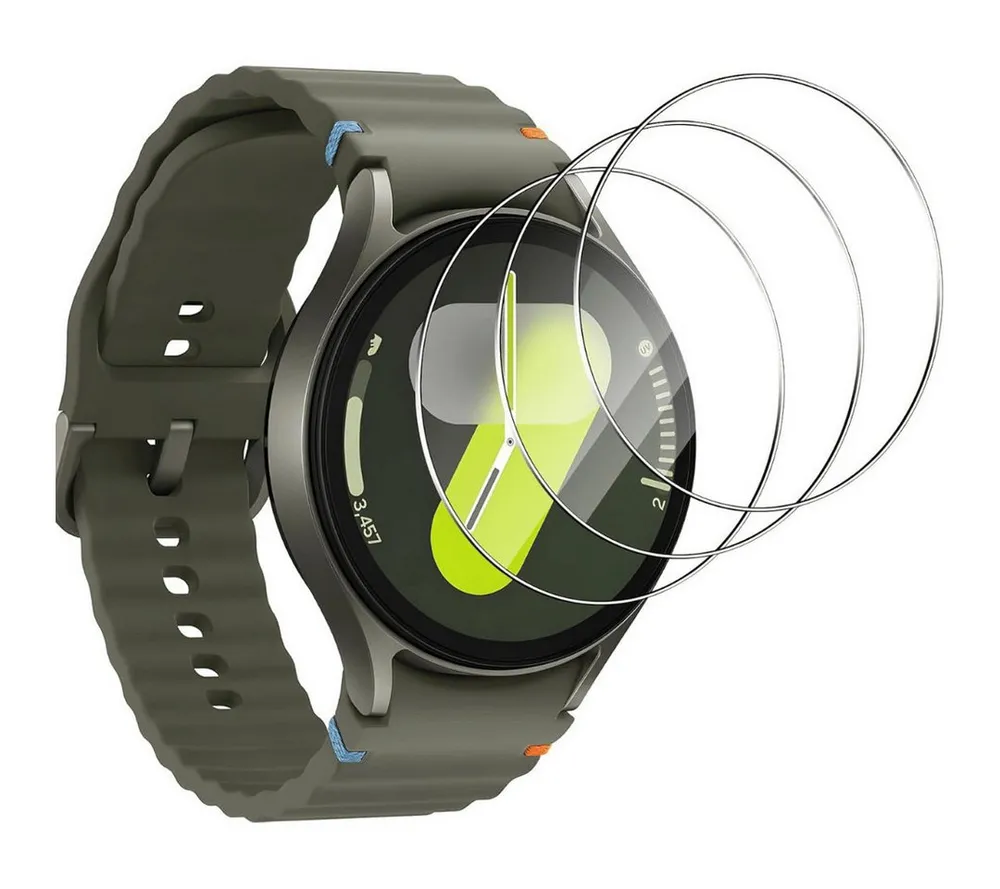 SmartUP Displayschutzglas 3X Schutzglas für Samsung Galaxy Watch 7 40mm Panzerglas Panzerfolie für Samsung Galaxy Watch 7 40mm