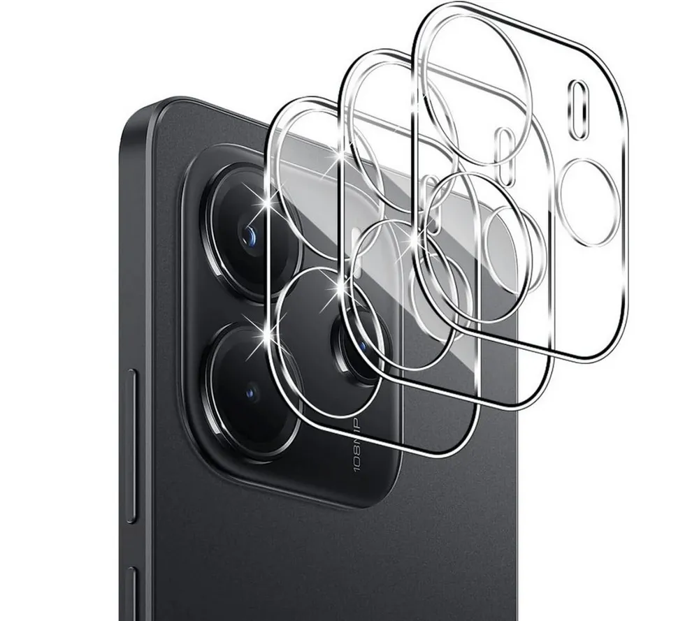 SmartUP Kameraschutzglas für Xiaomi Redmi Note 14 5G Panzerfolie Glas Kamera Schutz Full 9H für Für Xiaomi Redmi Note 14 5G, kompletter Kameraschutz