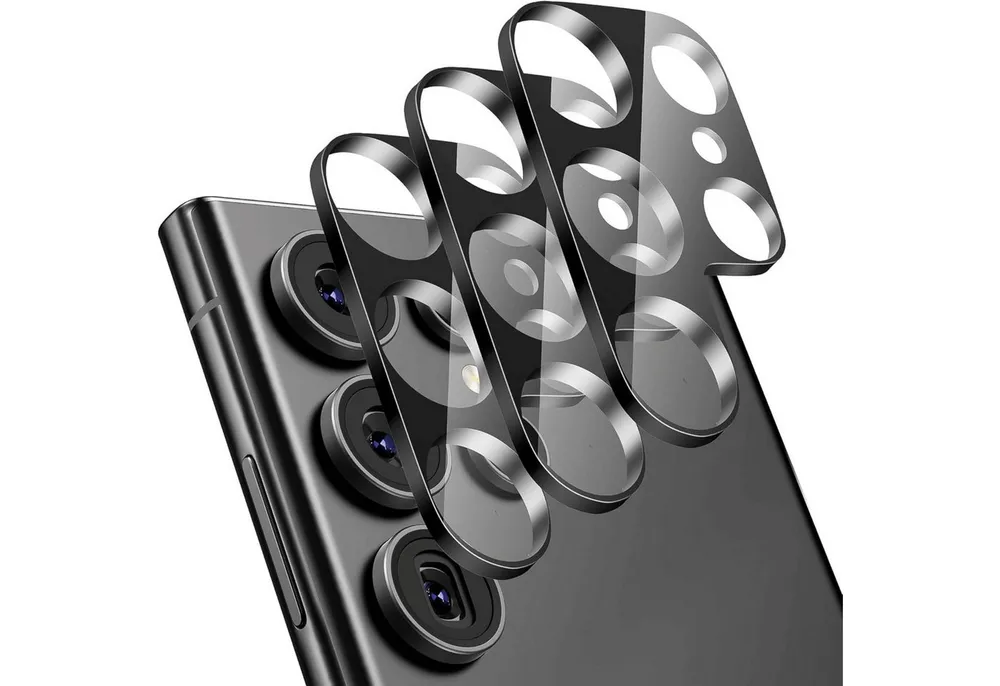SmartUP Kameraschutzglas Schutzglas für Samsung Galaxy S25 Ultra Panzerfolie Kamera Linse 3D für Für Samsung Galaxy S25 Ultra, kompletter Kameraschutz