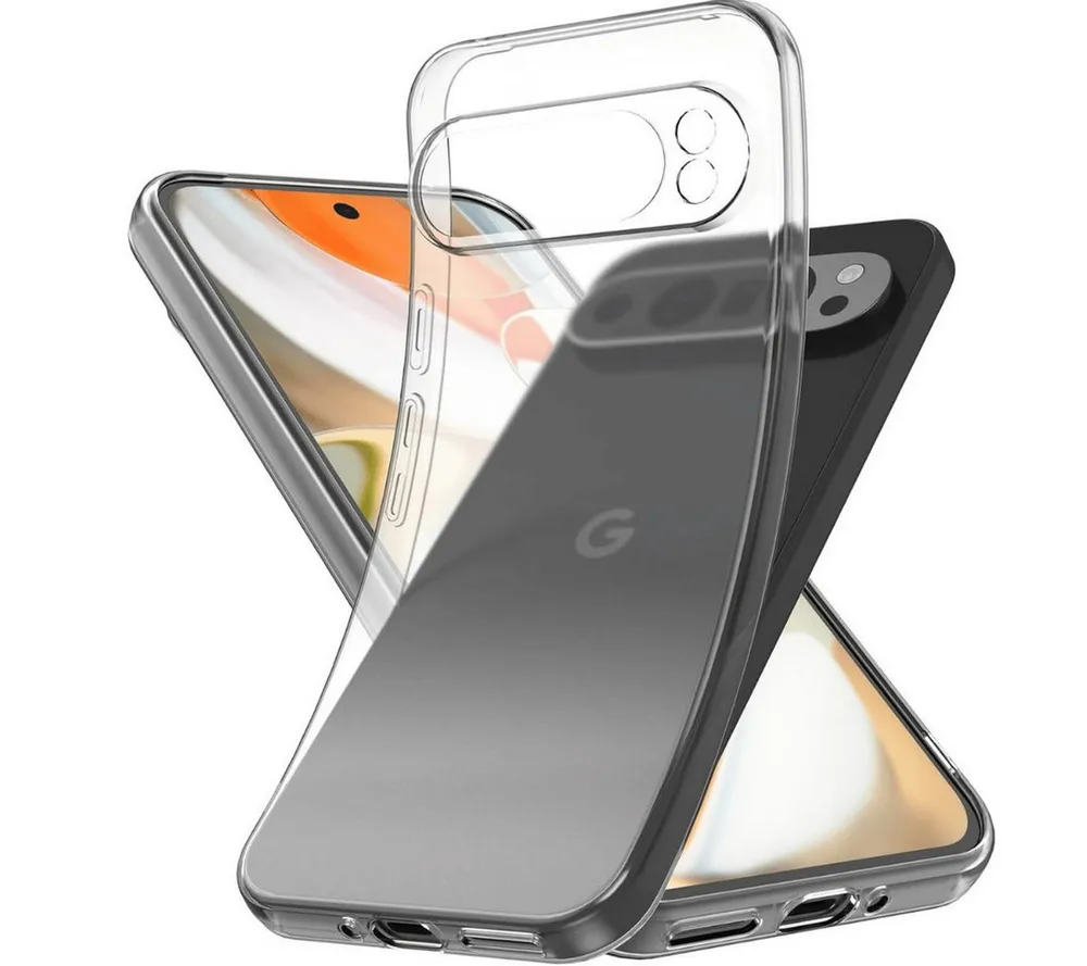 SmartUP Smartphone-Hülle für Google Pixel 9 Pro XL Schutz Slim Cover Case Bumper Silikon 6,8 Zoll, Silikon Schutzhülle mit Kameraschutz