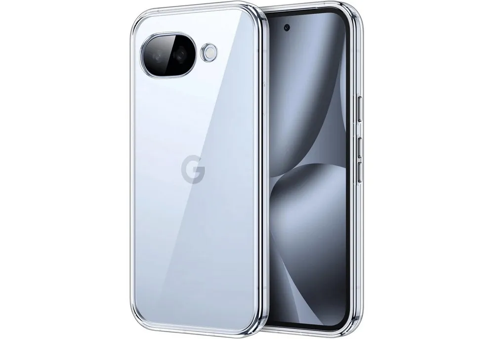 SmartUP Smartphone-Hülle für Google Pixel 10A Schutz Slim Cover Case Bumper Silikon Transparent 6,3 Zoll, kompletter Rundumschutz