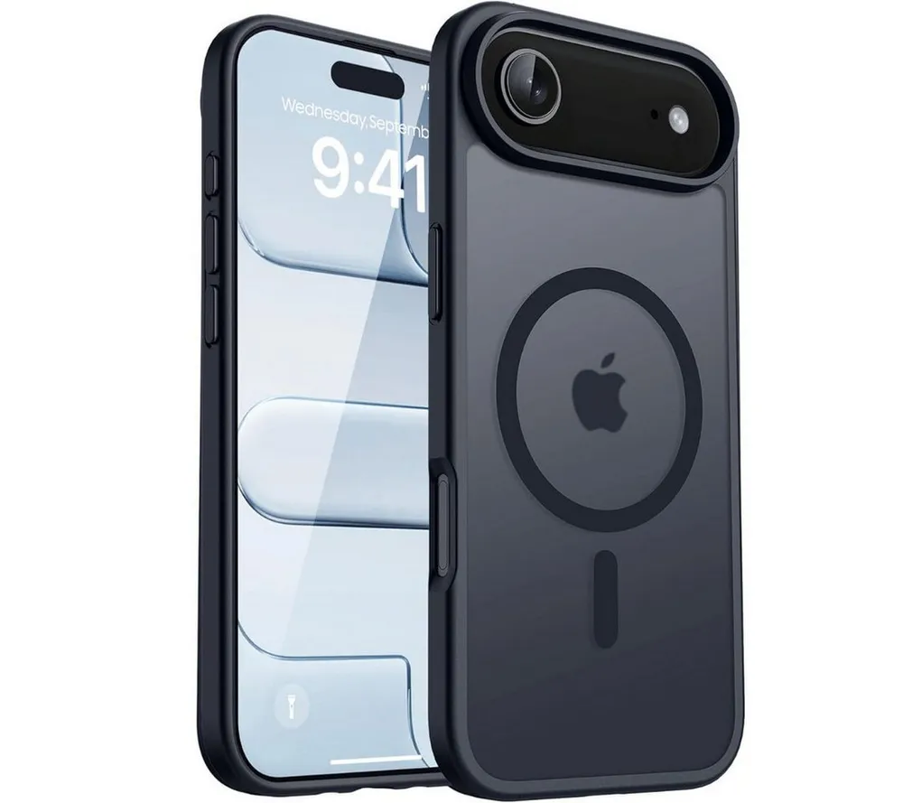 SmartUP Smartphone-Hülle für iPhone Air Magsafe Schutz Tasche Slim Cover Case Bumper Magent 6,5, MagSafe
