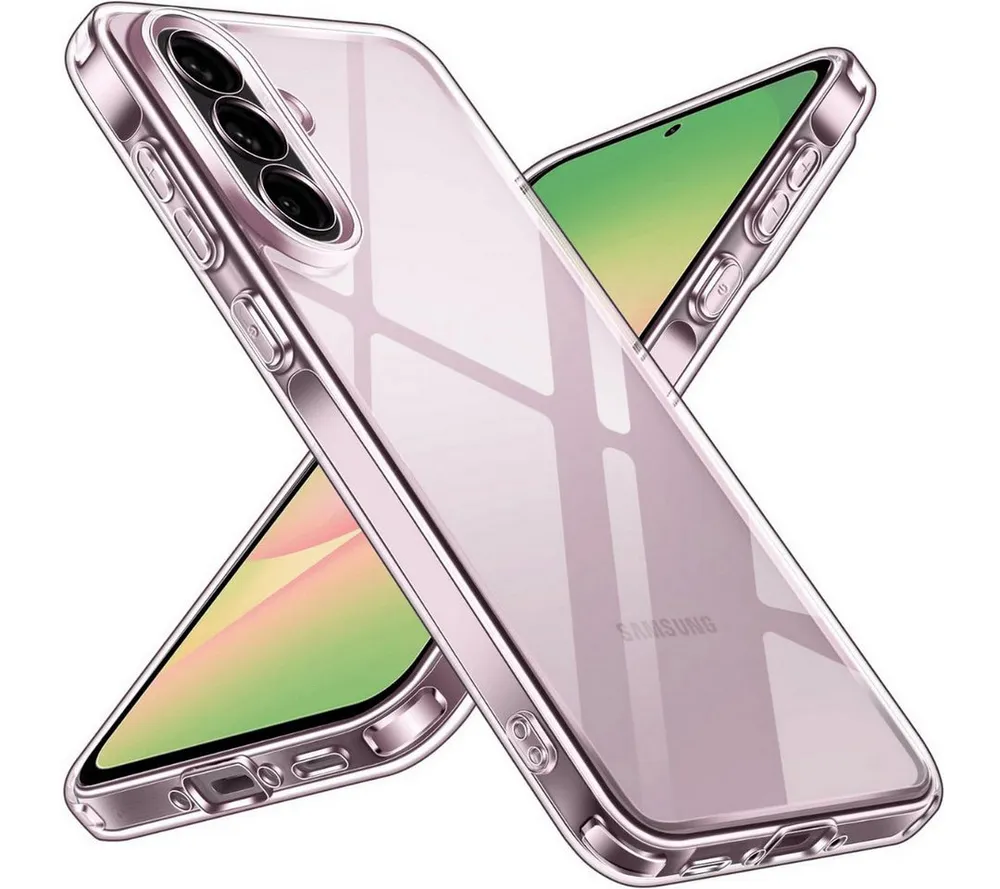 SmartUP Smartphone-Hülle für Samsung Galaxy A56 5G Transparent Silikon Case Ultra Slim Full 6,7 Zoll, Rundumschutz