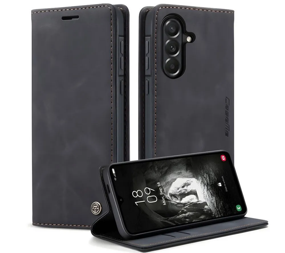 SmartUP Smartphone-Hülle für Samsung Galaxy A37 5G Klapphülle Fliphülle Tasche Full Case Cover 6,7 Zoll, Integrierte Standfunktion, zwei Kartenfächer