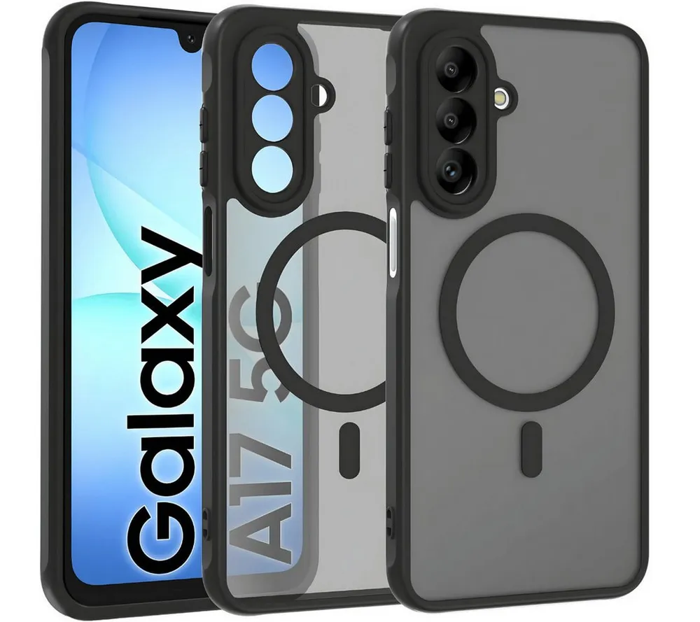 SmartUP Smartphone-Hülle für Samsung Galaxy A17 5G MagSafe Silikon Schutzhülle Slim Case Cover 6,6 Zoll, MagSafe-Technologie