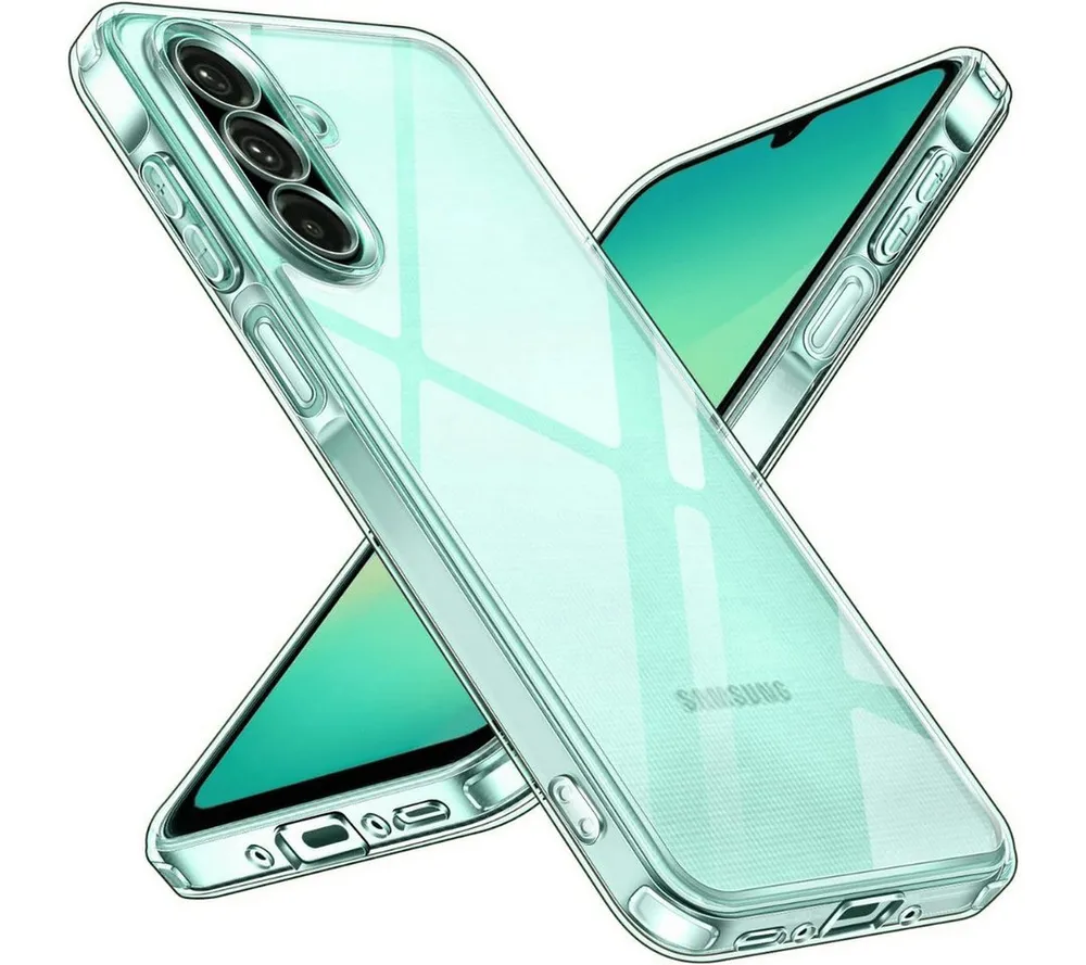 SmartUP Smartphone-Hülle für Samsung Galaxy A26 5G Transparent Silikon Case Ultra Slim 6,7 Zoll, Rundumschutz