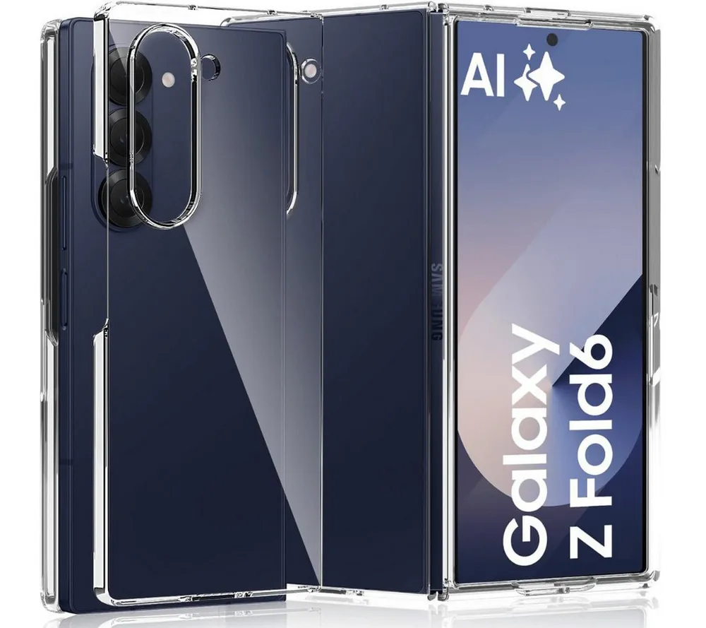 SmartUP Smartphone-Hülle für Samsung Galaxy Z Fold 6 5G Schutz Handy Tasche Silikon Cover Case 7,6 Zoll, Faltbar