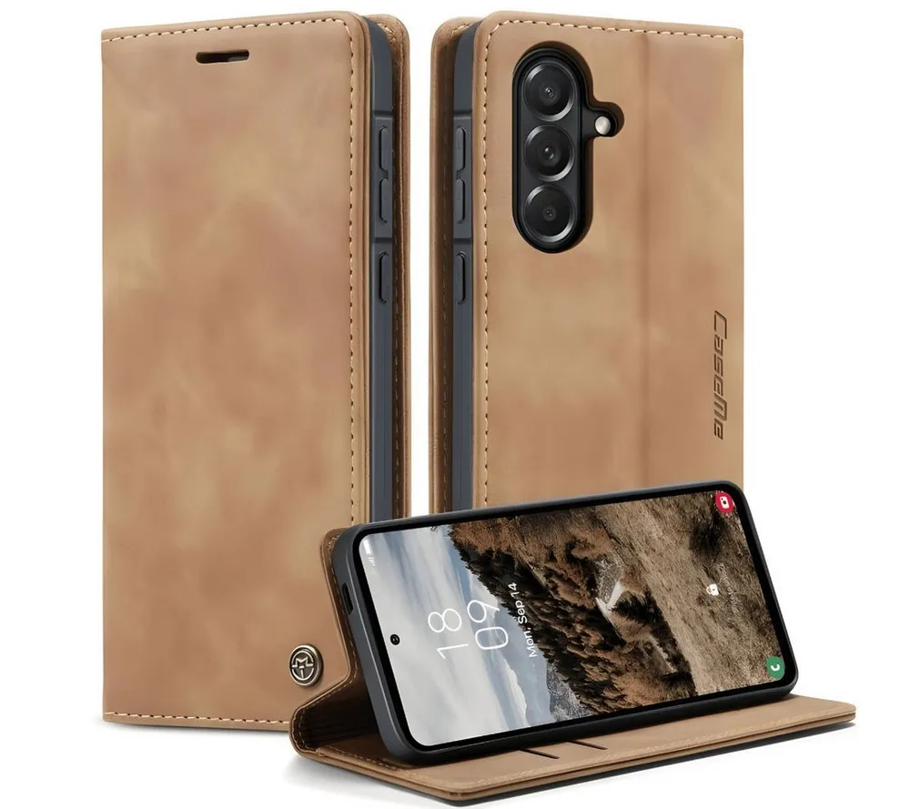 SmartUP Smartphone-Hülle für Samsung Galaxy A37 5G Klapphülle Fliphülle Tasche Full Case Cover 6,7 Zoll, Integrierte Standfunktion, zwei Kartenfächer