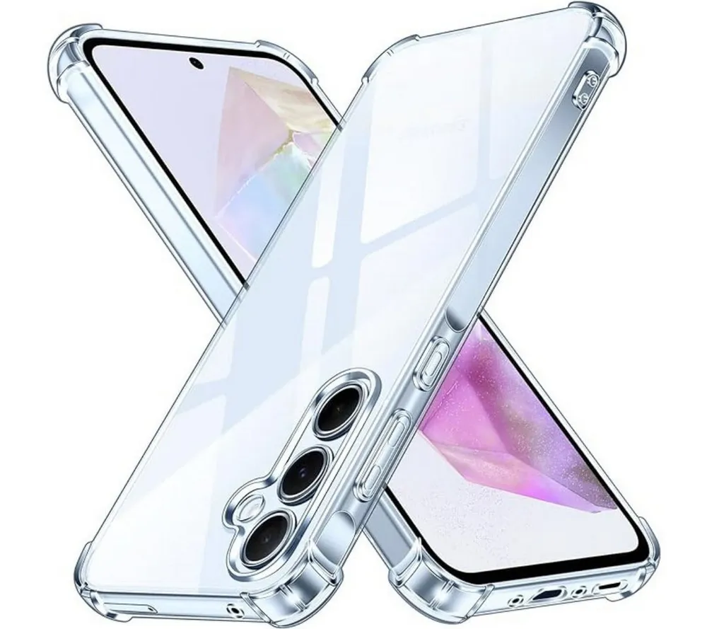 SmartUP Smartphone-Hülle für Samsung Galaxy A35 5G Schutz Silikon Case Handy Tasche Smart Cover 6,6