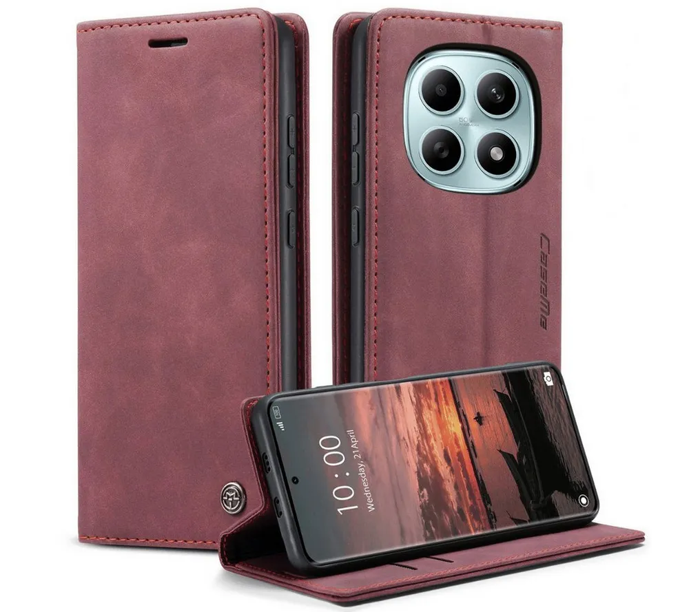 SmartUP Smartphone-Hülle für Xiaomi Redmi Note 15 / Pro / Pro+ 4G / 5G Klapphülle Tasche Case 6,77, Integrierte Standfunktion, zwei Kartenfächer