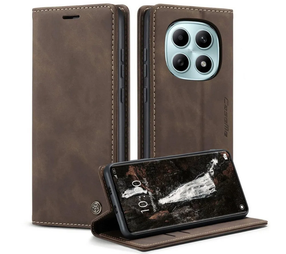 SmartUP Smartphone-Hülle für Xiaomi Redmi Note 15 / Pro / Pro+ 4G / 5G Klapphülle Tasche Case 6,83, Integrierte Standfunktion, zwei Kartenfächer