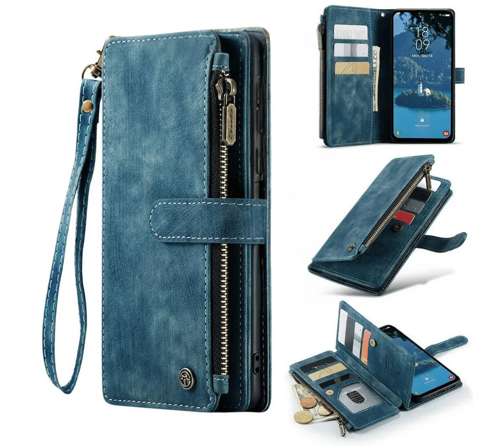 SmartUP Smartphone-Hülle für Xiaomi Redmi Note 14 Pro 5G Klapphülle Fliphülle Tasche Smart Case 6,67 Zoll, Integrierte Standfunktion, integrierte Geldbörse