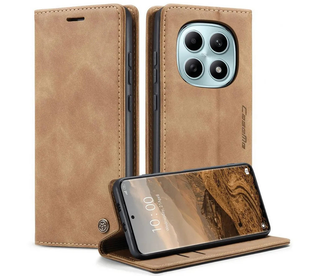 SmartUP Smartphone-Hülle für Xiaomi Redmi Note 15 / Pro / Pro+ 4G / 5G Klapphülle Tasche Case 6,83, Integrierte Standfunktion, zwei Kartenfächer