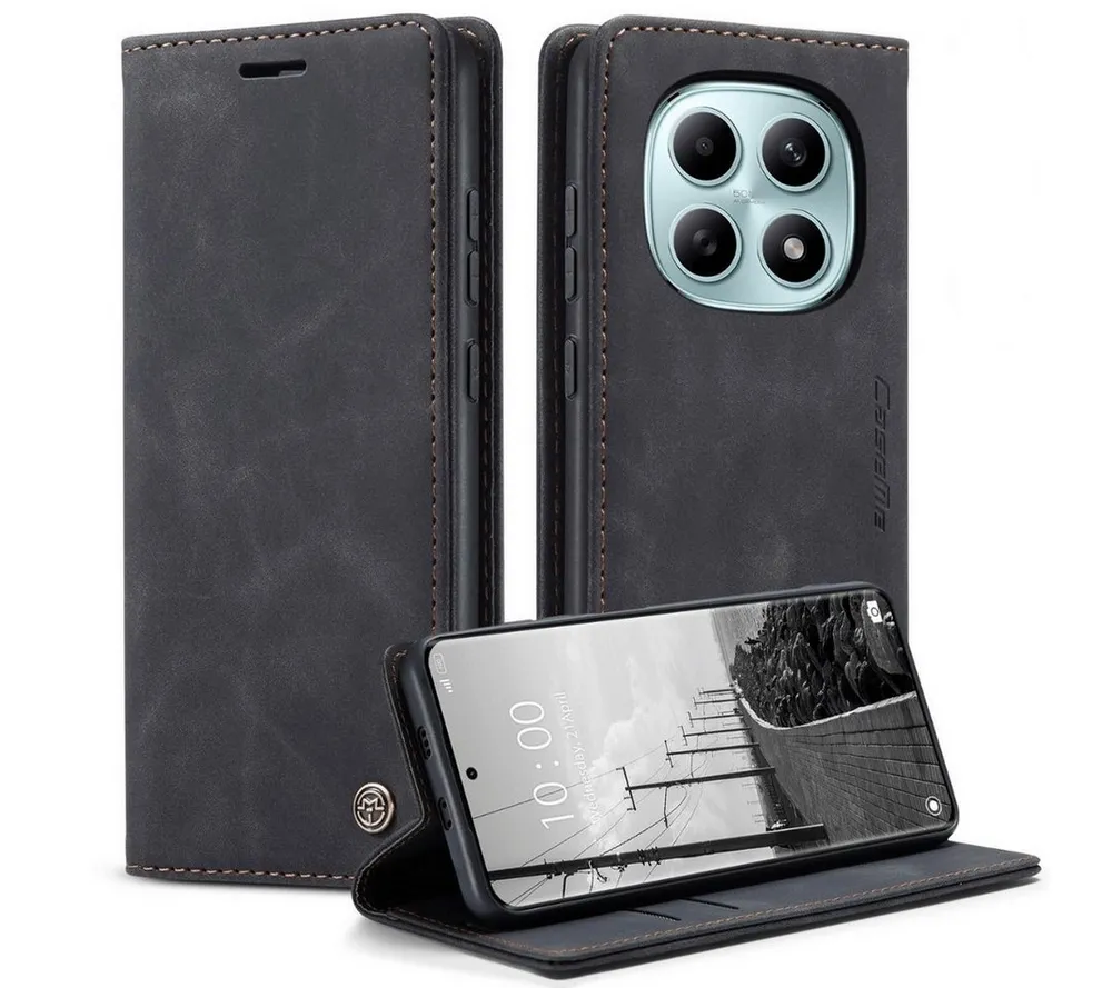 SmartUP Smartphone-Hülle für Xiaomi Redmi Note 15 / Pro / Pro+ 4G / 5G Klapphülle Tasche Case 6,77, Integrierte Standfunktion, zwei Kartenfächer