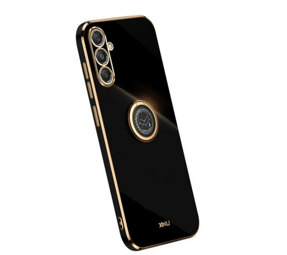 SmartUP Smartphone-Hülle Hülle für Samsung Galaxy S23 FE 5G Schutzhülle Handyhülle Slim Case, Ringhalter, Standfunktion