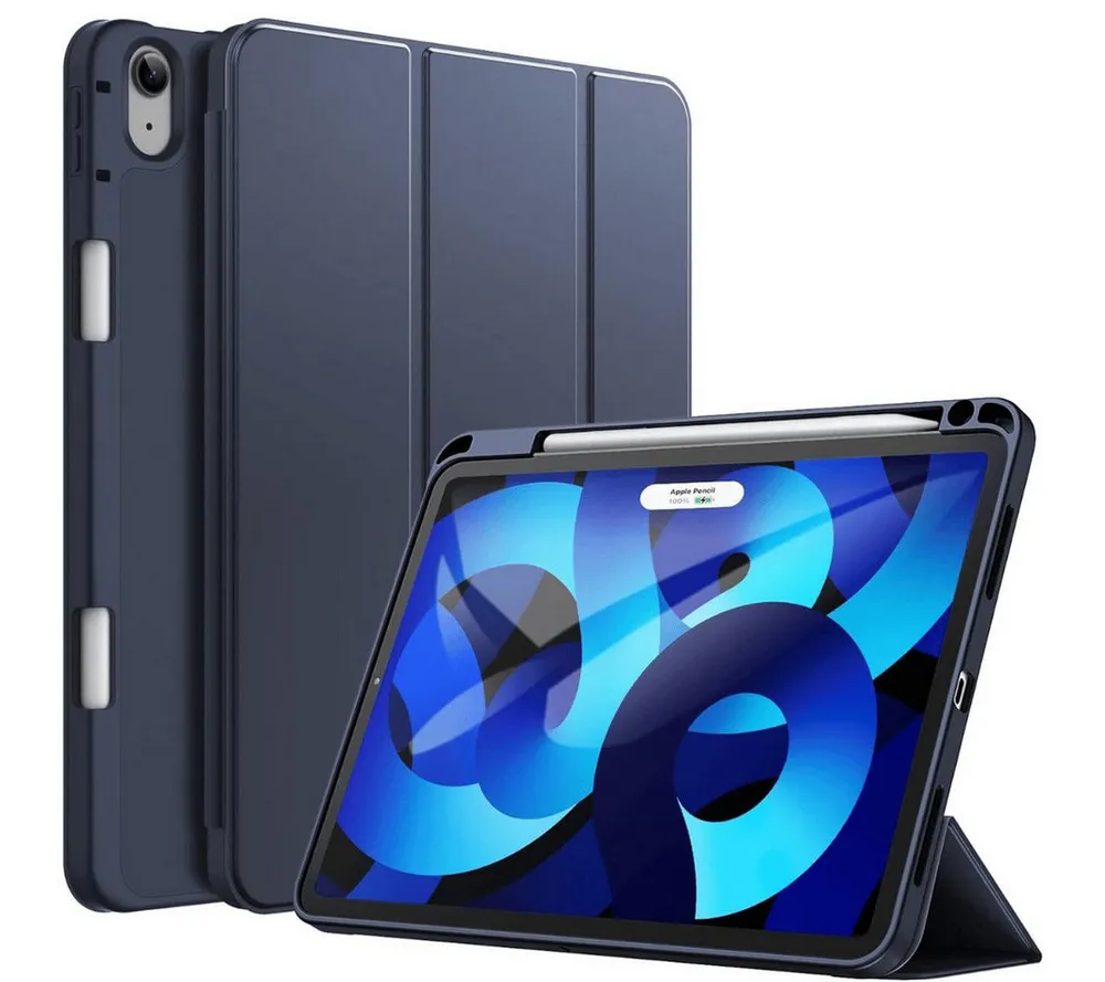 SmartUP Tablet-Hülle für iPad Air 11 Zoll M4 2026 / M3 2025 / M2 2024, 6.Gen.- 8.Gen. Case 11 Zoll, integrierte Standfunktion, integrierter Stifthalter